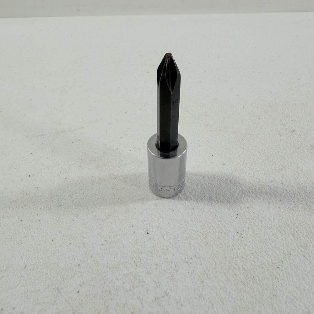 CRAFTSMAN 3/8" DRIVE #2 PHILLIPS TIP BIT SOCKET DRIVER‎ SCREWDRIVER USA =V=
